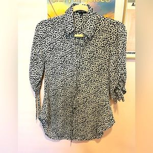 Express Spotted Print Blouse S